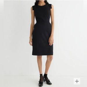J.Crew Classic Resume Dress Black Sz 14 NWT